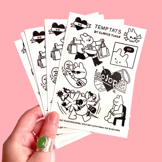 [PATRONS ONLY] Temporary Tattoo Sheet