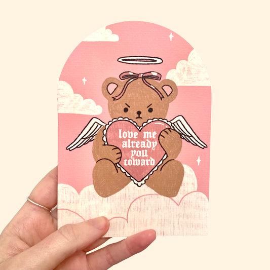 Love Me Already! Greetings Card