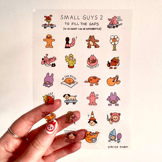Small Guys 2 Sticker Sheet