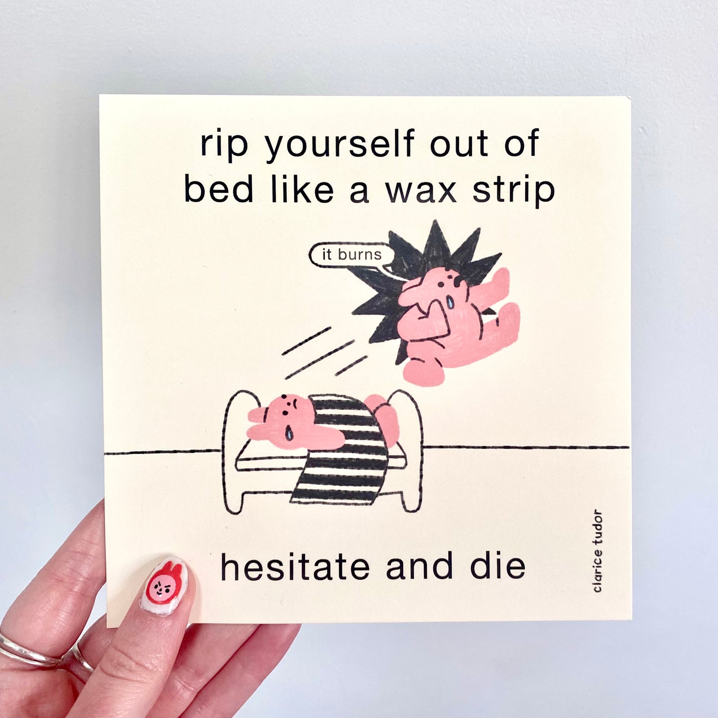 Wax Strip Comic Postcard Print