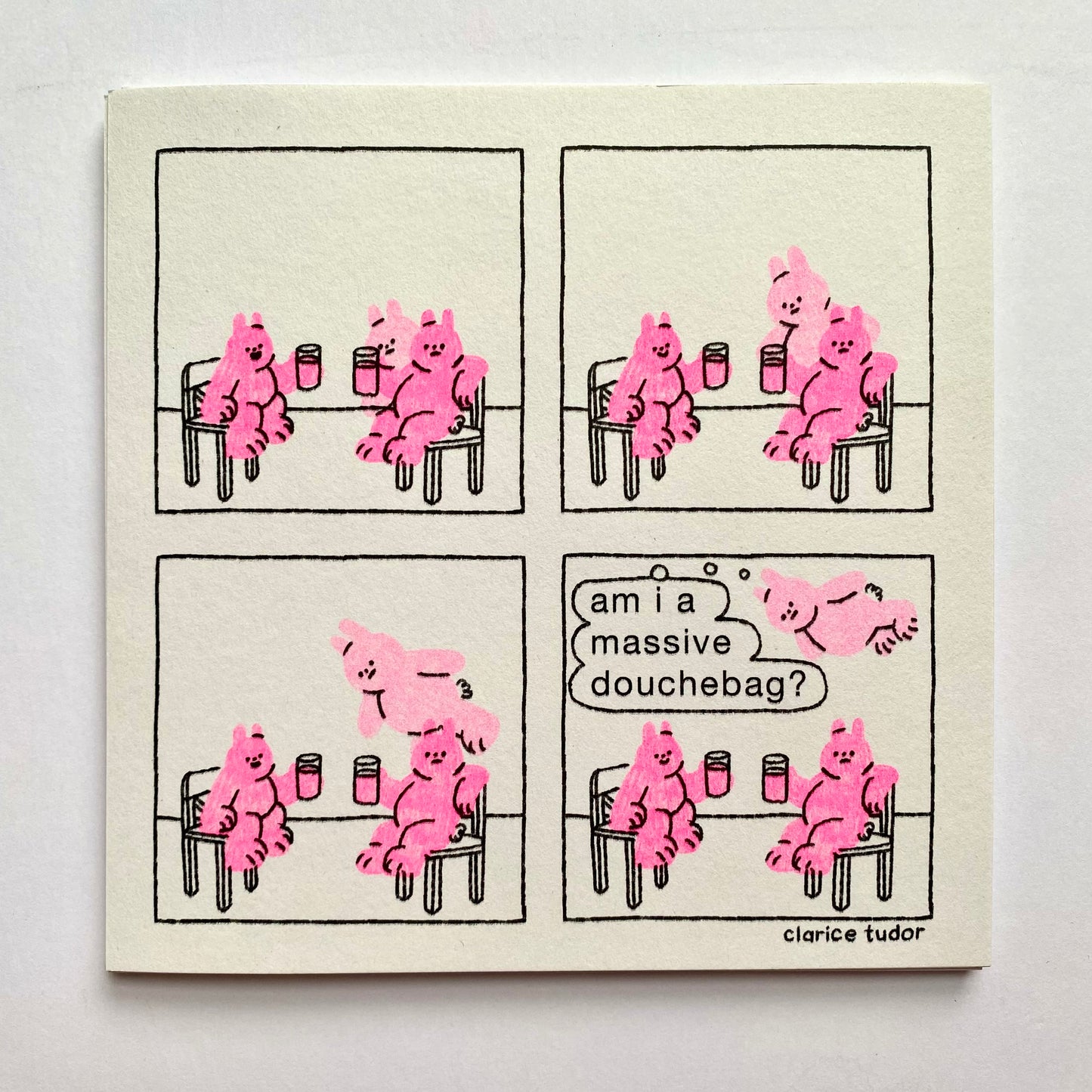Out-of-Body Experience Risograph Print