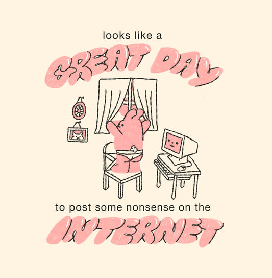 Great Day Comic Postcard Print