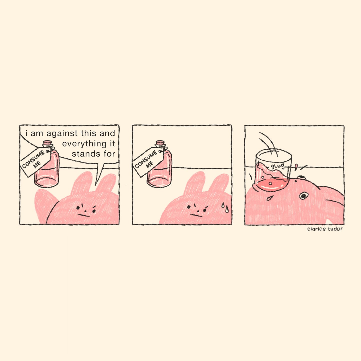 Consume Me Comic A5 Print