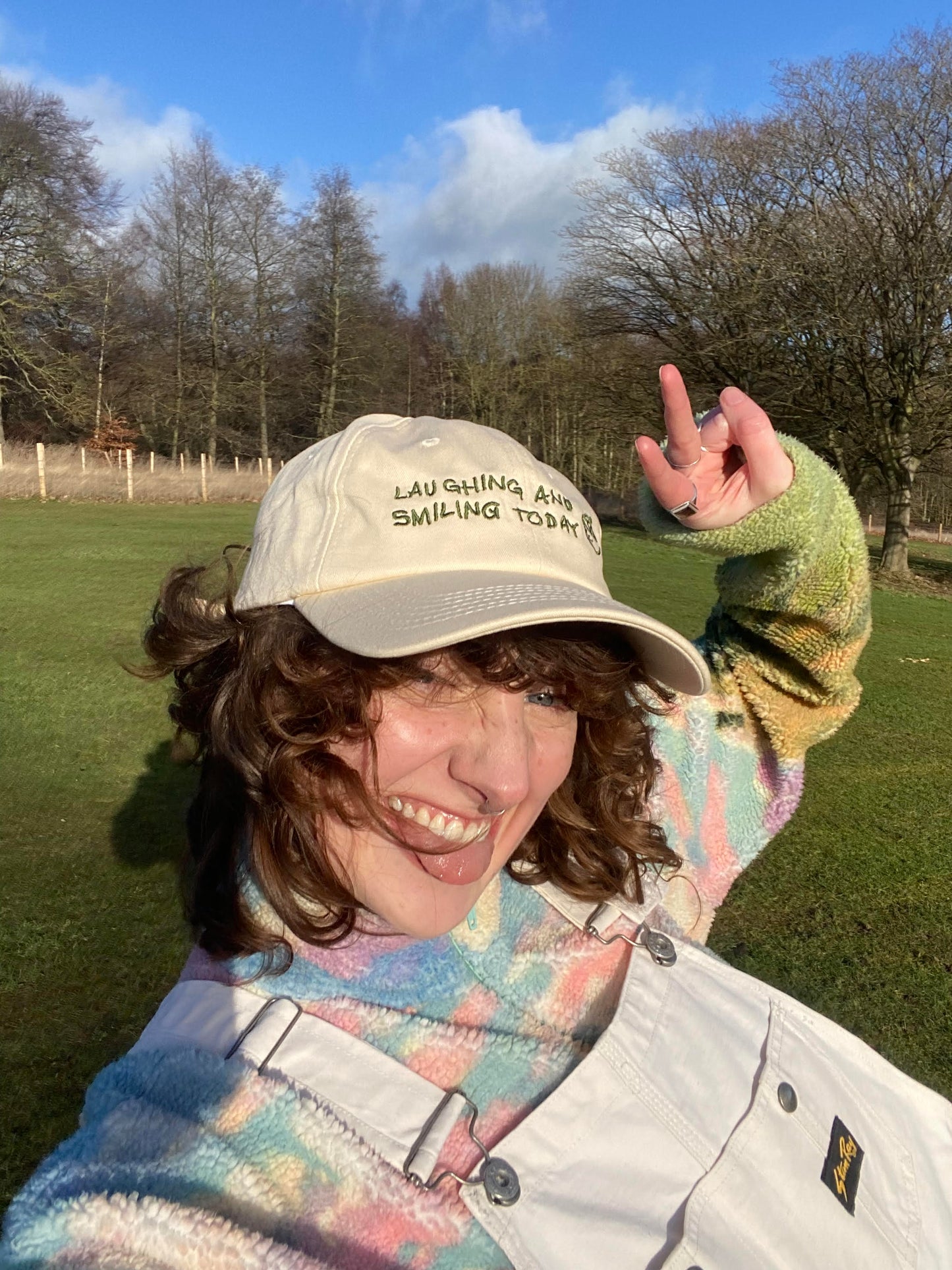 Laughing and Smiling Dad Cap