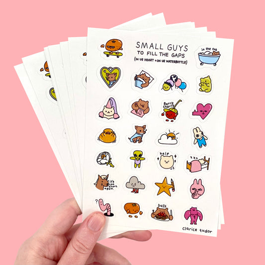 Small Guys 1 Sticker Sheet