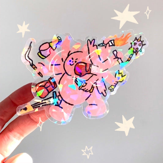 Mistakes Holographic Sticker