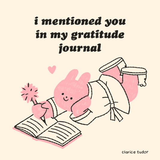 Gratitude Journal Greetings Card