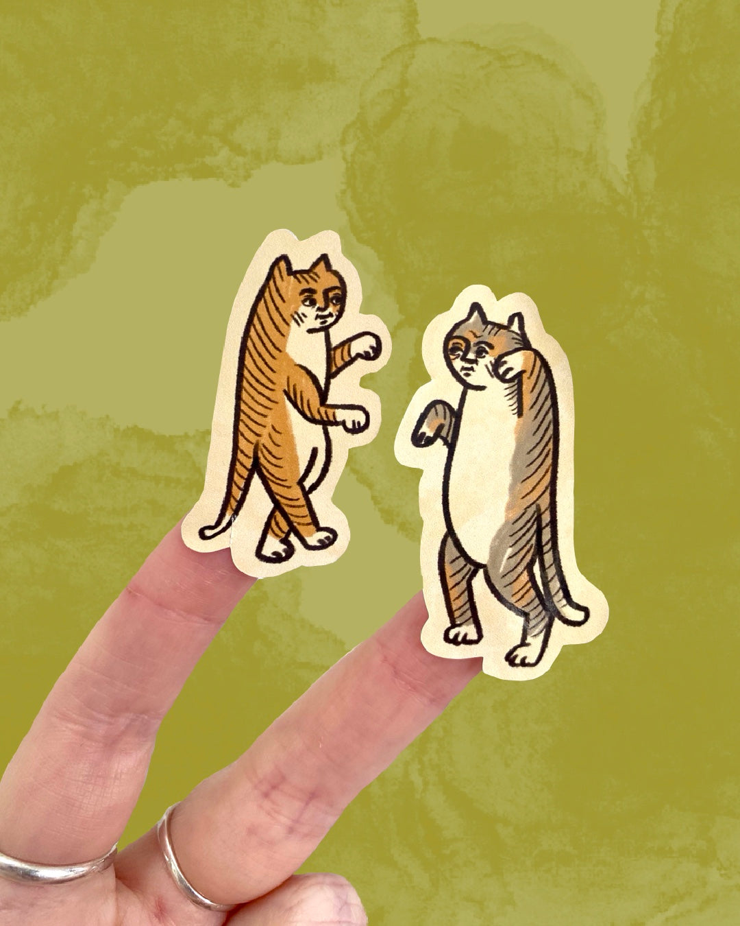 Medieval Cats Sticker Sheet