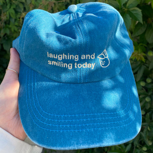 Laughing and Smiling Today Dad Cap