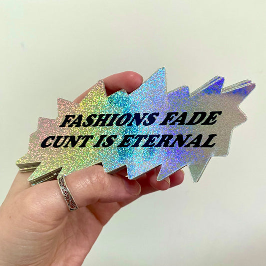 CVNTY Holographic Glitter Sticker