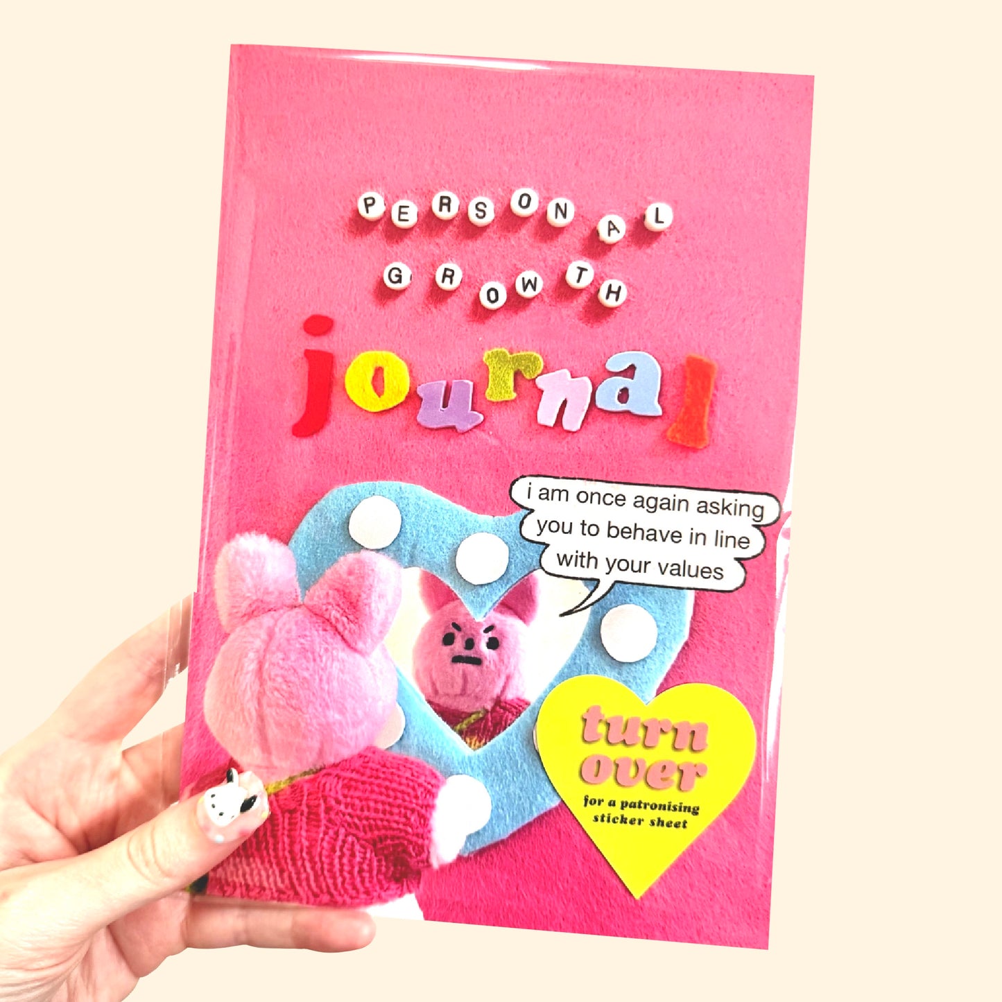 Personal Growth Journal + Sticker Sheet