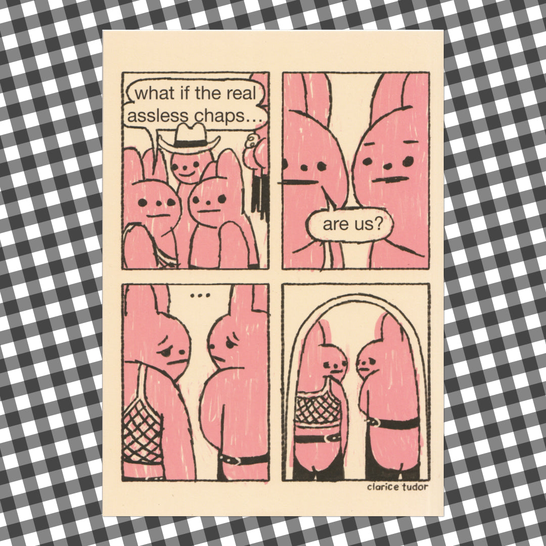Assless Chaps A5 Print
