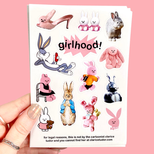 [PATRONS ONLY] Girlhood Sticker Sheet