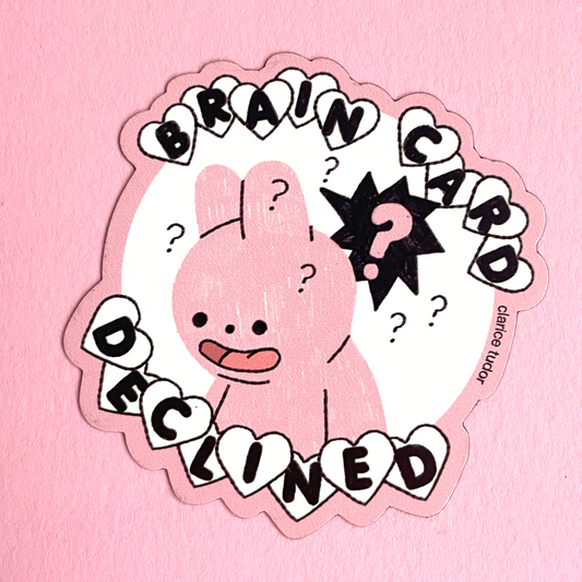 Brain Card Declined Magnet