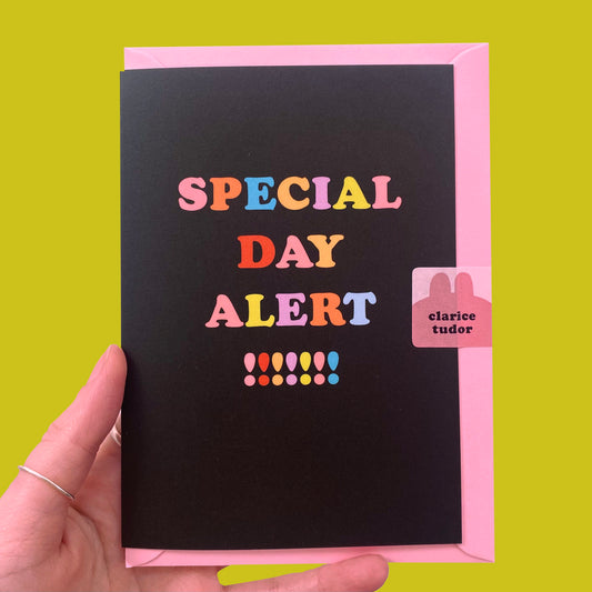 Special Day Alert Greetings Card