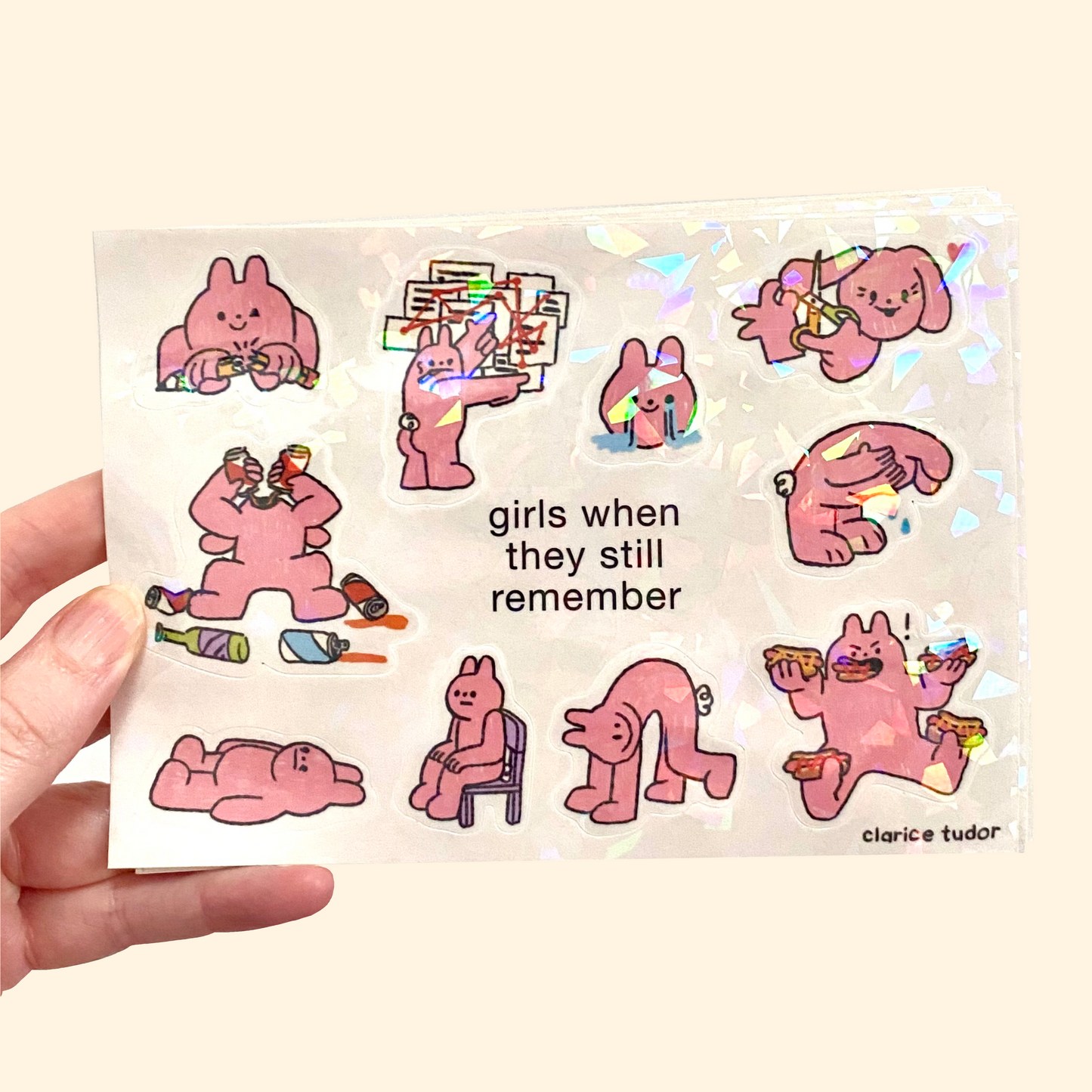 Girls When Sticker Sheet