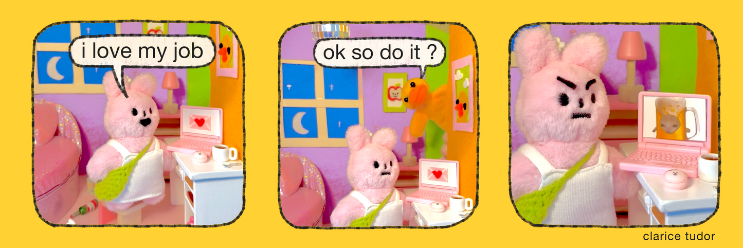 I Love My Job Sticker