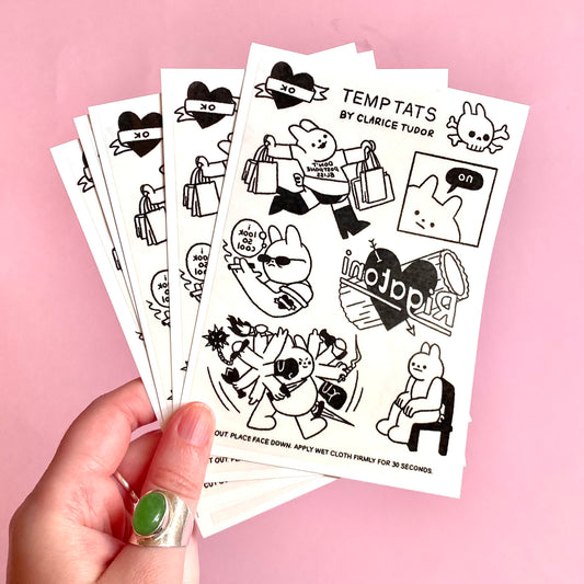 [PATRONS ONLY] Temporary Tattoo Sheet