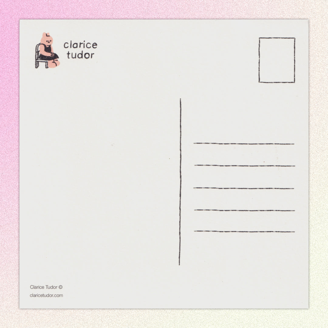 I'll Never Hate You - Square Postcard Print