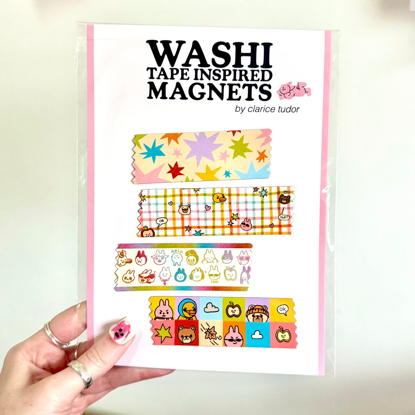 Washi Tape Inspired Magnets