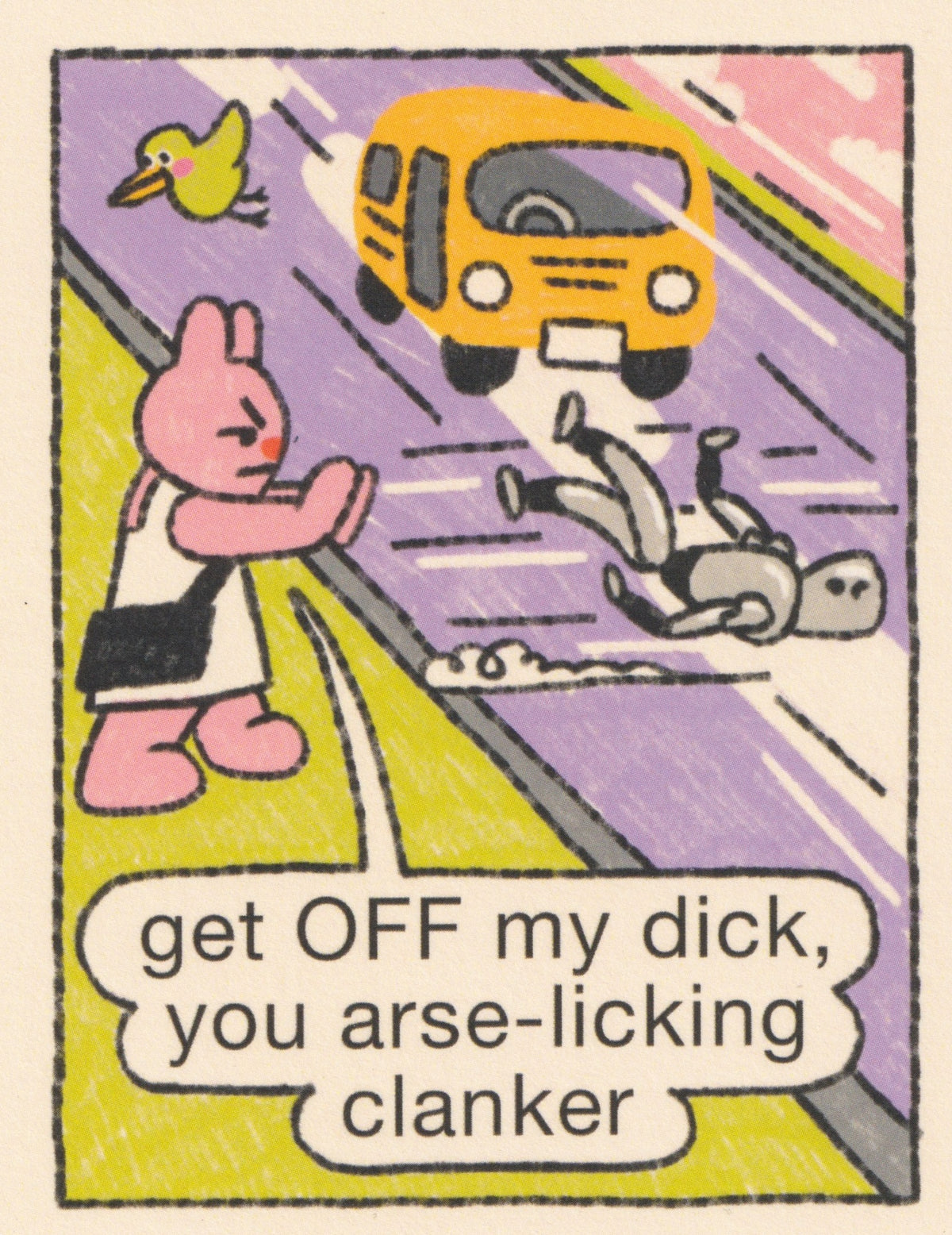 Arse-licking Clanker A5 Print