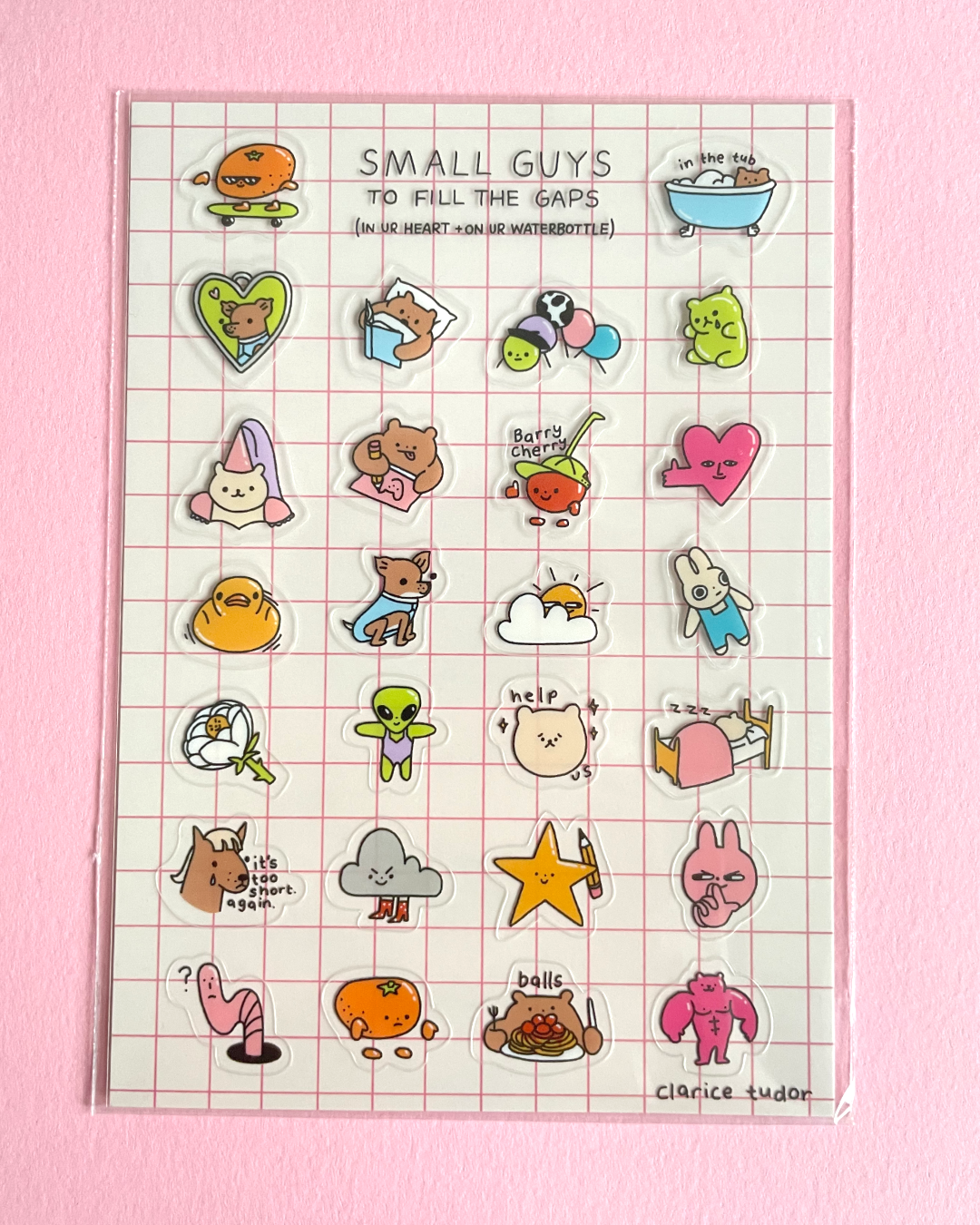 Small Guys 1 Sticker Sheet