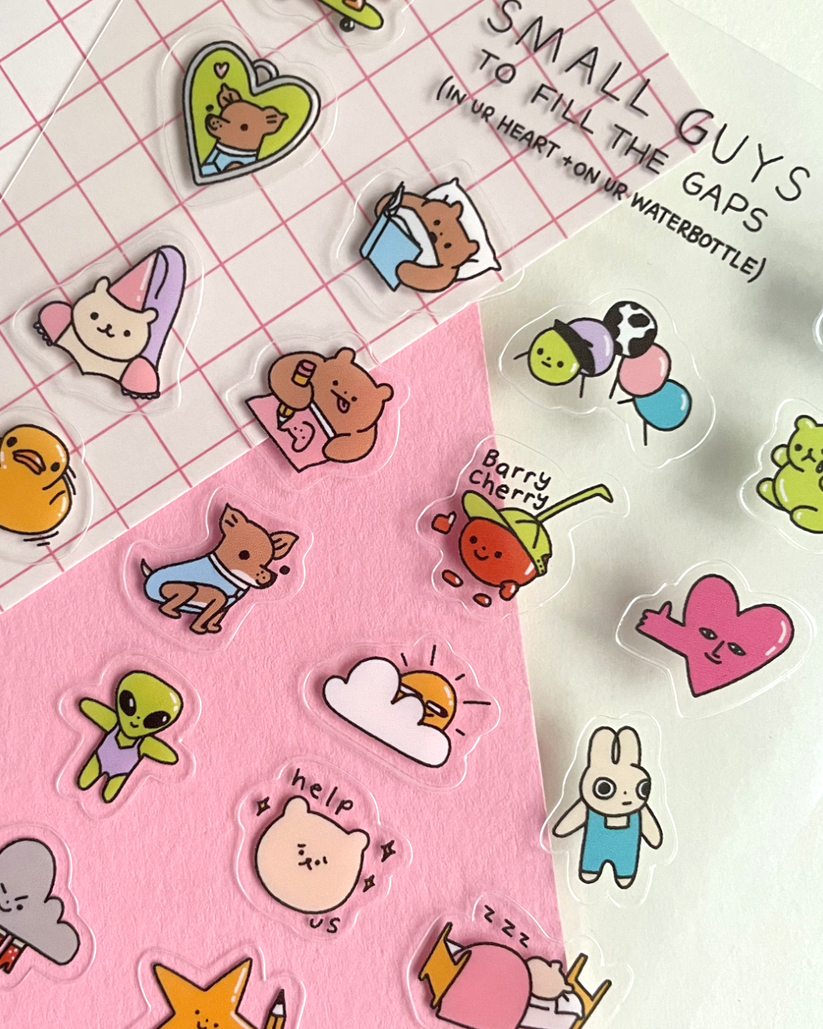 Small Guys 1 Sticker Sheet – claricetudor