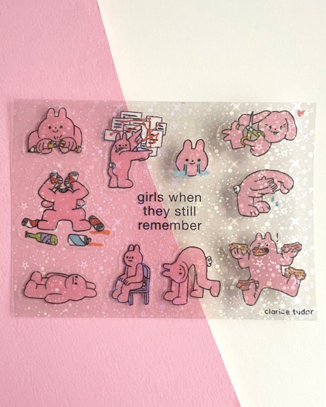 Girls When Sticker Sheet