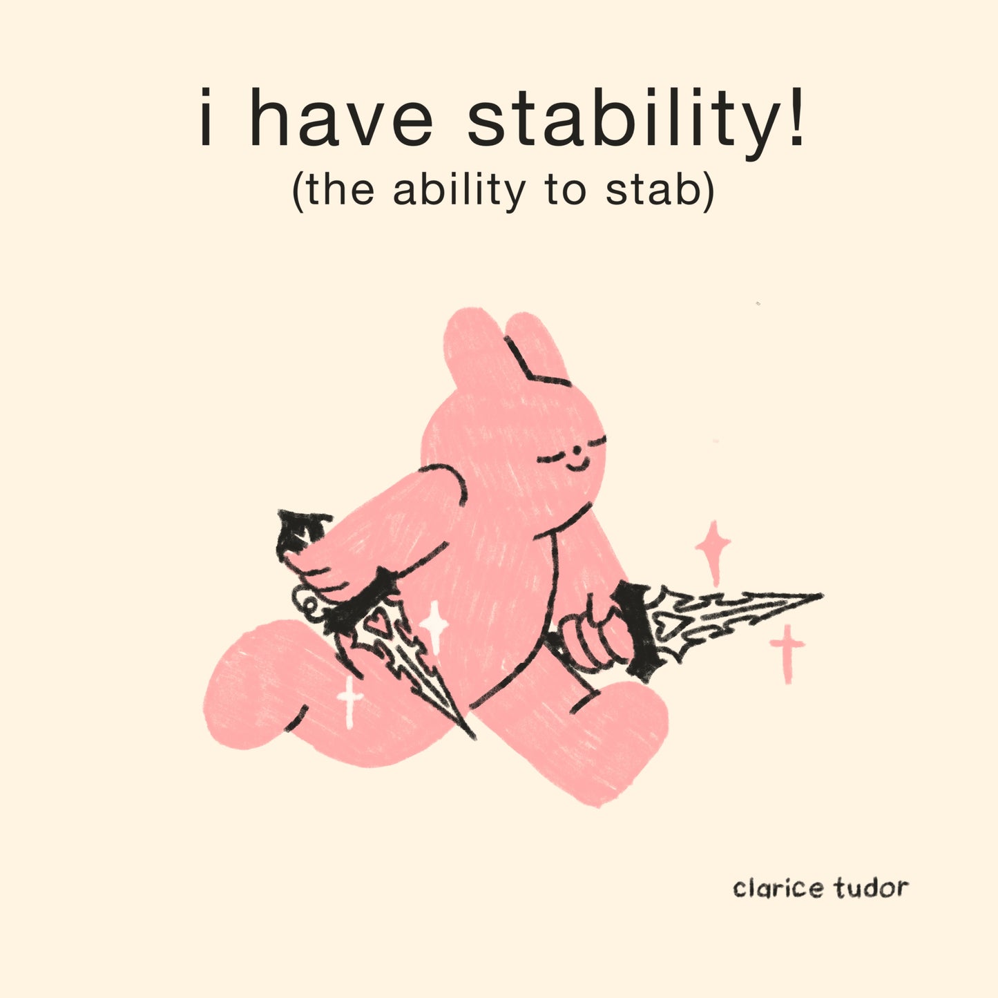 Stability Comic Postcard Print