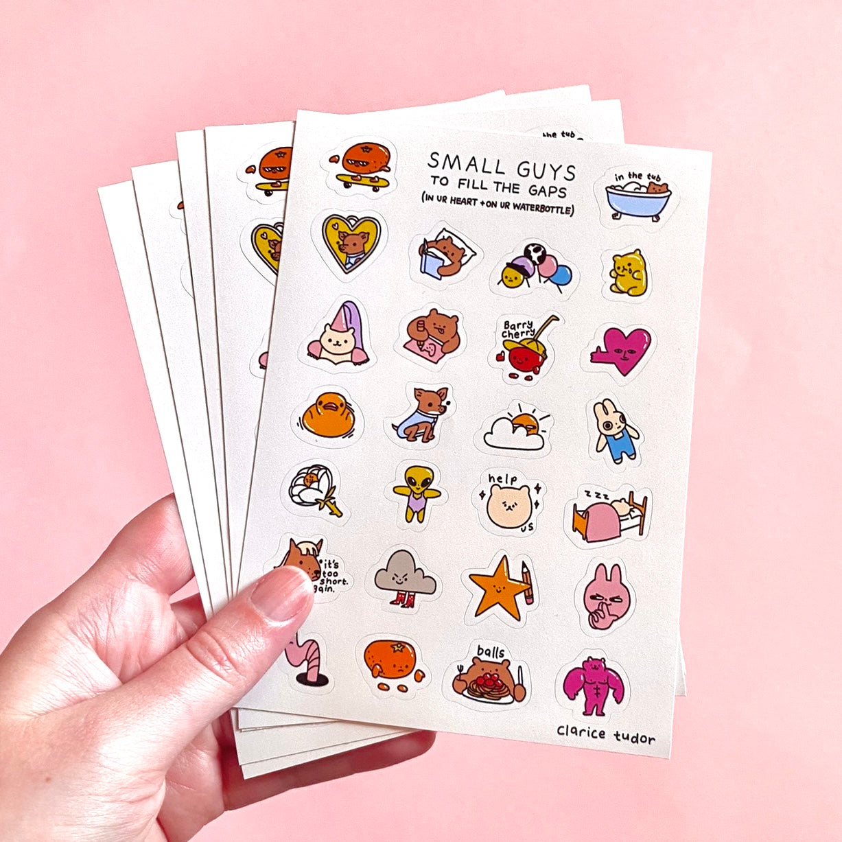Small Guys 1 Sticker Sheet – claricetudor