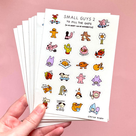 Small Guys 2 Sticker Sheet