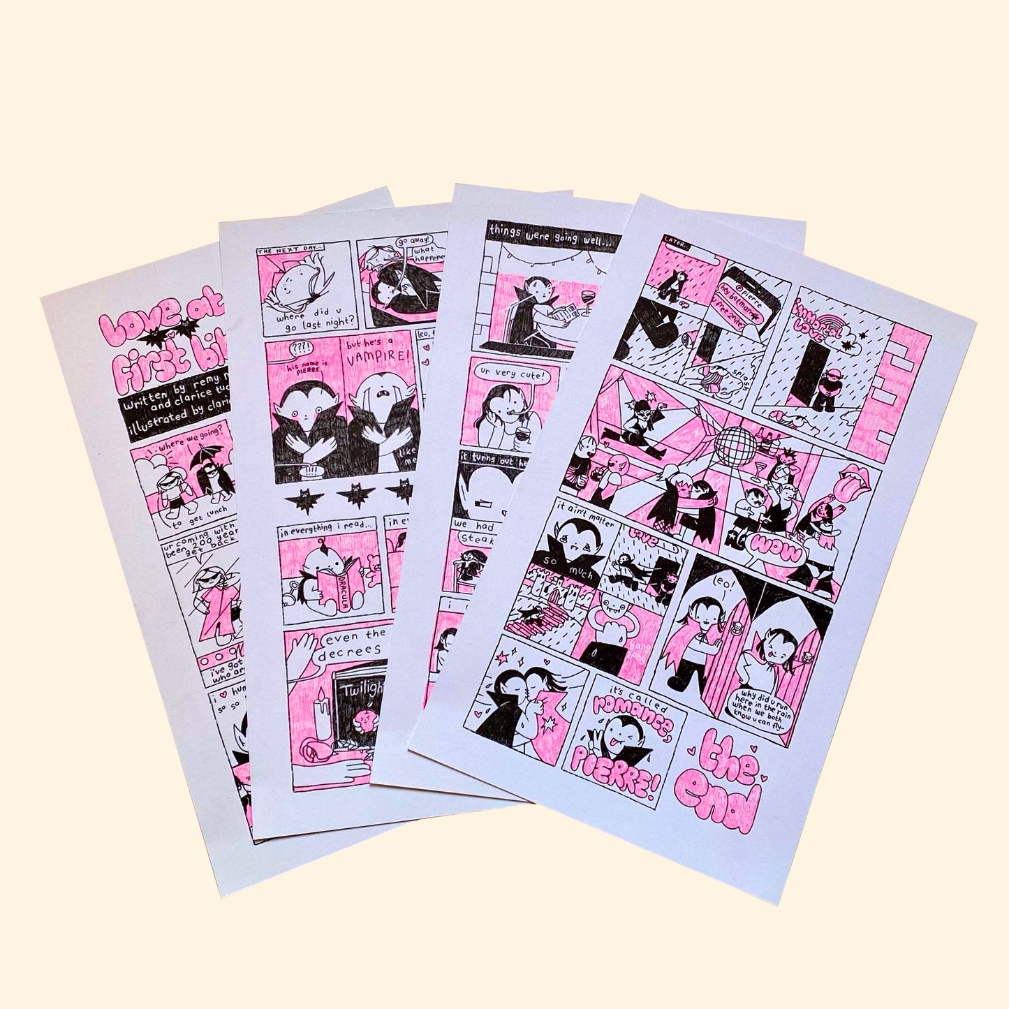 Love at First Bite Risograph Print Set [limited edition]