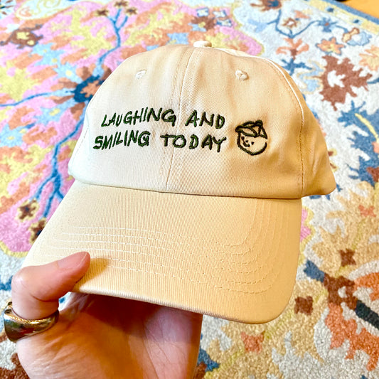 Laughing and Smiling Dad Cap