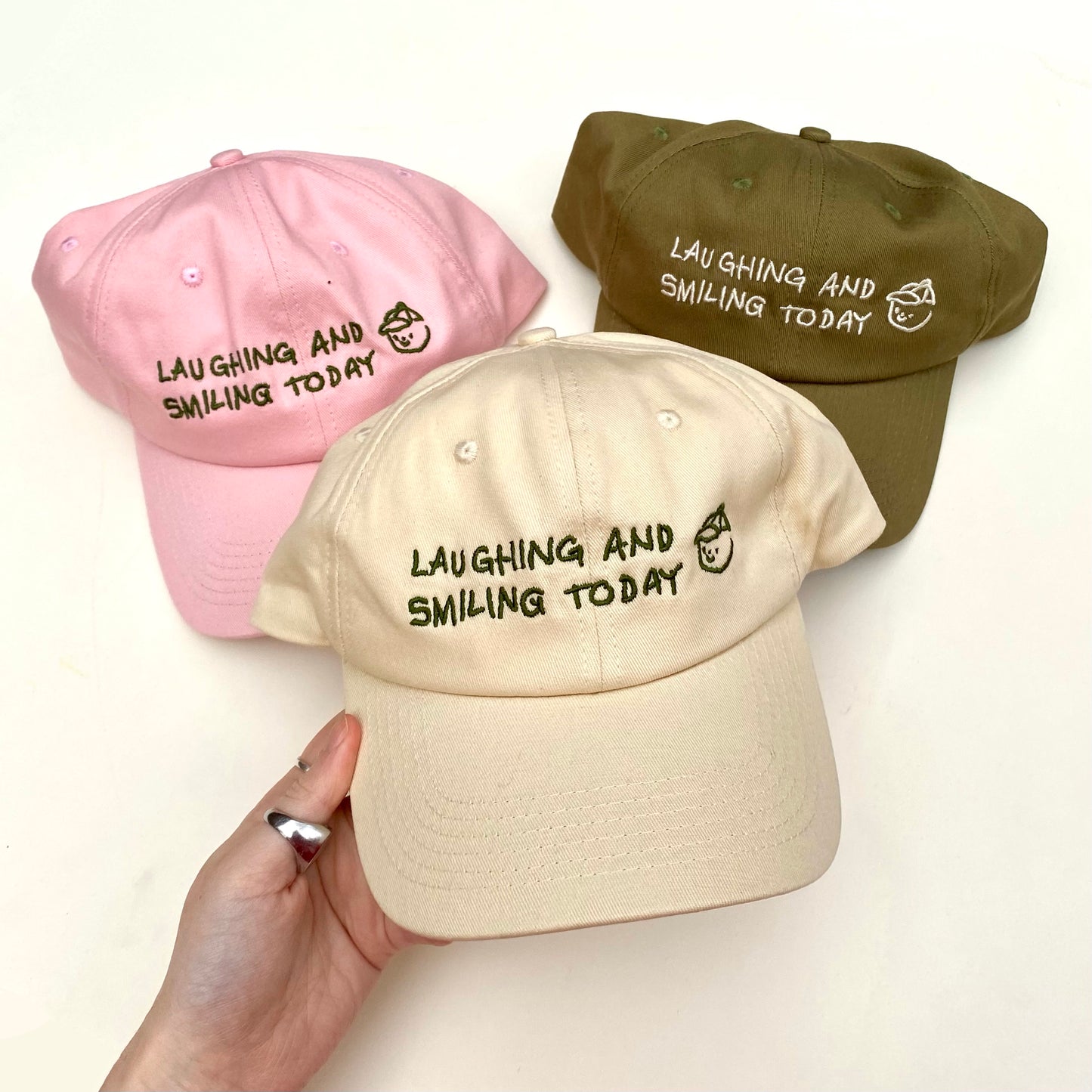 Laughing and Smiling Dad Cap